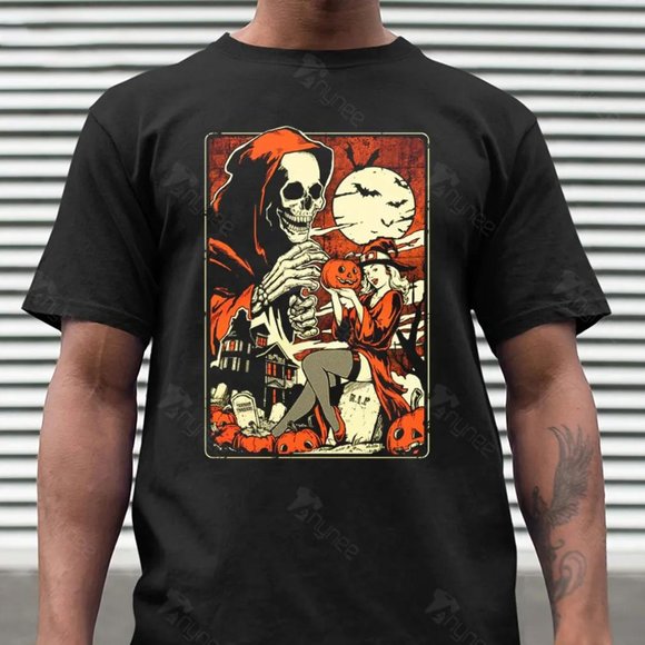 Halloween All Hallows Eve Shirt - Picture 1 of 1